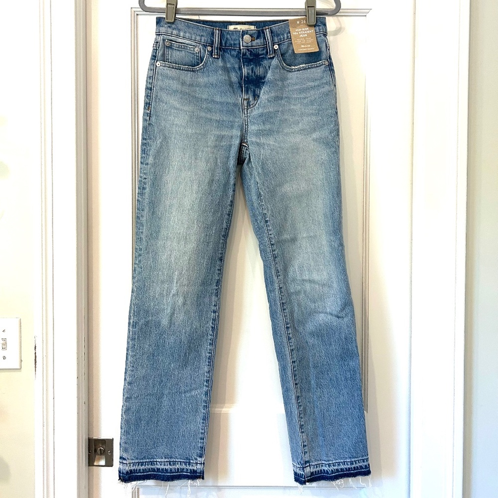 Madewell 90s Midrise Straight Sz 26